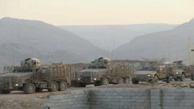 صورة شبوة: إعلام معسكر “الجبل – جردان” يوضح: قوات محور عتق حاولت السيطرة على المعسكر