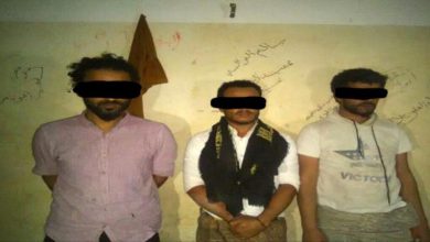 صورة الحزام الأمني يقبض على 3 مسلحين هاجموا قائد قطاع الخضراء