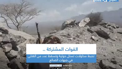 صورة القوات المشتركة تحبط محاولات تسلل حوثية وتسقط عدد من القتلى في جبهات الضالع