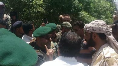 صورة اللواء شايع: لن نكون كراماً مع الحوثيين وسنترك جثثهم للكلاب