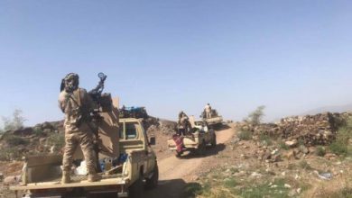 صورة مصرع وإصابة 11 حوثياً في مواجهات مع القوات الجنوبية بجبهة الأزارق بتعز