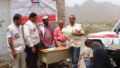 صورة بدعم إماراتي.. ختام حملة مكافحة الكوليرا بالوازعية في تعز اليمنية