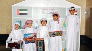 صورة تجاوب كبير مع مبادرة الشيخة فاطمة للتبرع بالألعاب لأطفال اليمن