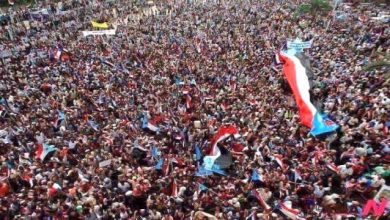 صورة شاهد بالصور.. الحشود المشاركة في فعالية مليونية” الثبات والتمكين” بالعاصمة عدن