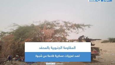 صورة المقاومة الجنـوبية بالمحفد تصد تعزيزات عسكرية قادمة من شبـوة
