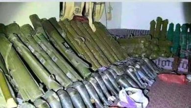 صورة لحج :الأجهزة الأمنية تكتشف أكبر كمية من أسلحة حزب الإصلاح لاستهداف الأمن الجنوبي