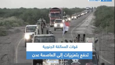 صورة قوات العمالقة الجنوبية تدفع بتعزيزات إلى العاصمة عدن
