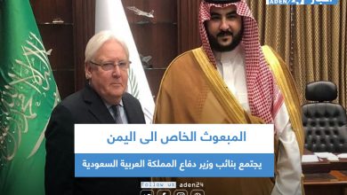 صورة المبعوث الخاص الى اليمن يجتمع بنائب وزير دفاع المملكة العربية السعودية
