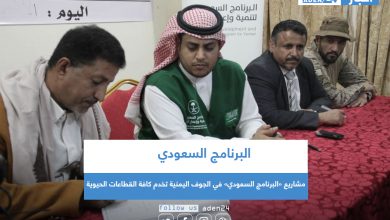 صورة مشاريع «البرنامج السعودي» في الجوف اليمنية تخدم كافة القطاعات الحيوية