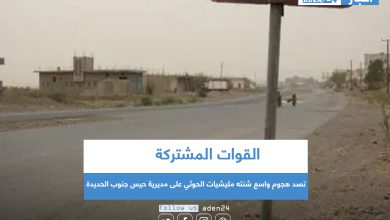 صورة القوات المشتركة تصد هجوم واسع شنته مليشيات الحوثي على مديرية حيس جنوب الحديدة