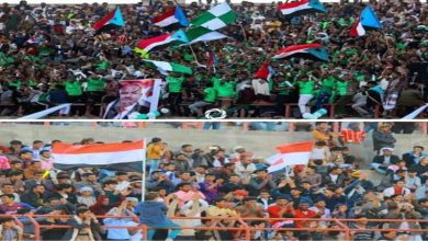صورة بسبب اعلام الجنوب وصور الرئيس الزُبيدي.. اتحاد كرة القدم اليمني يعاقب وحدة عدن