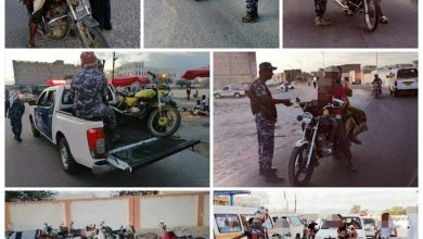 صورة الأمن ينفذ الحملة الخامسة لضبط الدراجات النارية المخالفة في غيل با وزير