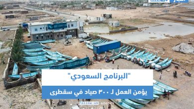 صورة “البرنامج السعودي” يؤمن العمل لـ 300 صياد في سقطرى