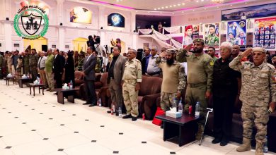 صورة قيادة الدعم والإسناد تشهد حفل الذكرى السنوية الأولى لاستشهاد القائد ابو اليمامة
