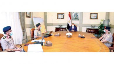 صورة السيسي يطالب الجيش المصري برفع أعلى درجات الجاهزية والاستعداد القتالي
