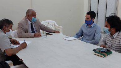 صورة الوالي يلتقي رئيس بعثة أطباء بلاحدود البلجيكية في العاصمة عدن
