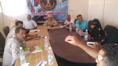 صورة تنفيذية انتقالي #أبين تناقش أوضاع المقاومة الجنوبية في المحافظة