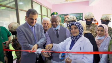صورة المحافظ لملس يفتتح قسم حديثي الولادة بمستشفى الصداقة في العاصمة عدن