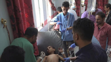 صورة تعز .. إصابة خمسة أطفال في قصف حوثي على الأحياء الشرقية للمدينة