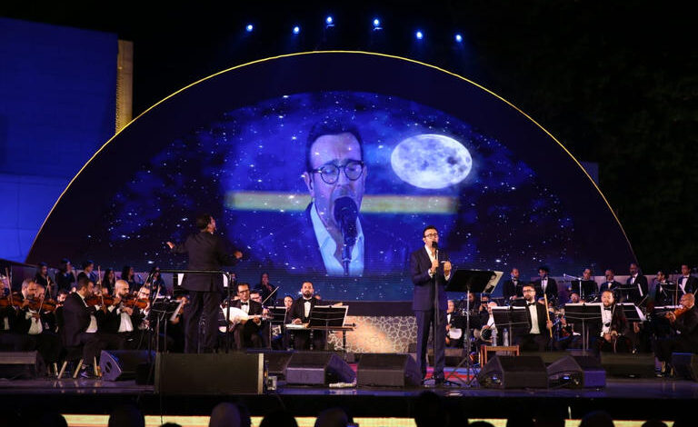 صابر الرباعي يختتم حفلات مهرجان الموسيقى العربية