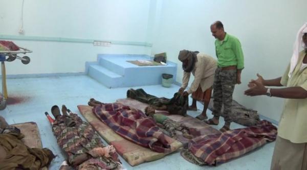 ضحايا قصف الحوثي في الحديدة