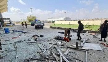 صورة إدانات أممية وعربية للعمل الإرهابي الذي استهدف مطار #العاصمة_عدن بالتزامن مع وصول #حكومة_المناصفة