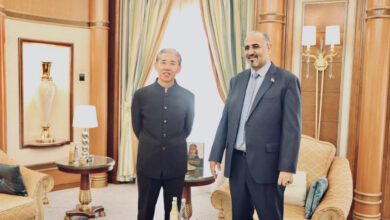 صورة الرئيس القائد عيدروس الزُبيدي يستقبل سفير جمهورية الصين الشعبية