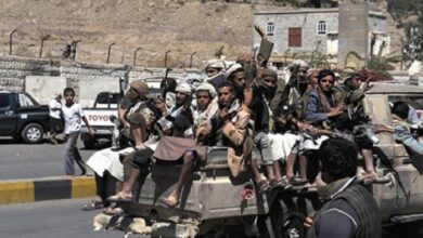 صورة مطالبات بوقفة دولية حازمة ضد انتهاكات مليشيا الحوثي