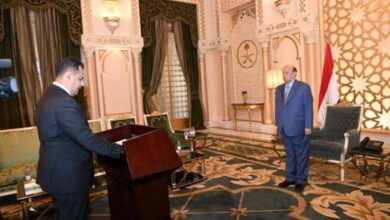 صورة ترجيحات بأداء الحكومة الجديدة لليمين الدستورية أمام الرئيس هادي اليوم