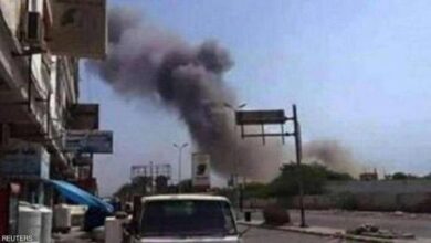 صورة أبين.. استهداف مقر قوات مراقبة وقف إطلاق النار في شقرة بصاروخ