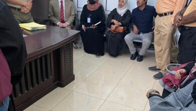 صورة المحكمة الإدارية بالعاصمة عدن تعقد ثاني جلساتها لمناقشة إلغاء قرار الرئيس هادي بتعيين النائب العام
