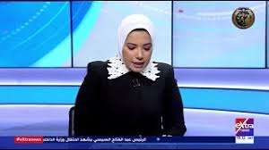 صورة المذيعة تتعرض لصدمة .. وفاة مسؤول مصري كبير على الهواء
