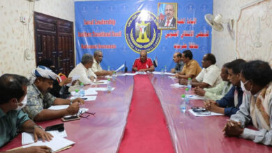 صورة اجتماعا استثنائي لتنفيذية انتقالي حضرموت يناقش توسعة عضوية القيادة المحلية بالمحافظة