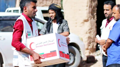 صورة خليفة الإنسانية تواصل تقديم المساعدات الإغاثية للمناطق النائية بشبوة