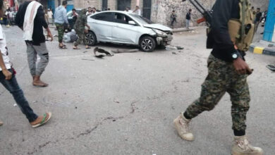 صورة نجاة مسؤول أمني من محاولة اغتيال في #عدن
