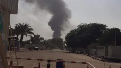 صورة انفجاران عنيفان يهزان مدينة مأرب اليمنية