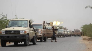 صورة إخماد مصادر نيران حوثية في قطاعي كيلو 16 والدريهمي بالحُديدة اليمنية