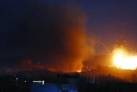 صورة مأرب.. مليشيا الحوثي تستهدف المدينة بصاروخ باليستي