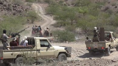 صورة القوات المشتركة تلاحق مجاميع حوثية حاولت التسلل نحو منطقة المقيصع غرب تعز