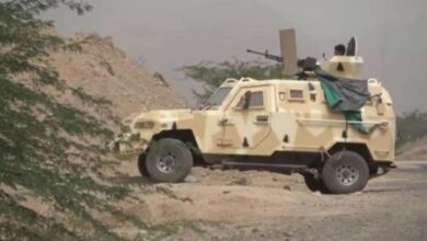 صورة القوات المشتركة تحرر منطقة الحناية بمديرية المعافر غرب تعز اليمنية