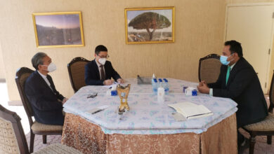 صورة ممثل خارجية #الانتقالي يناقش مع السفير الصيني المستجدات على الساحة السياسية