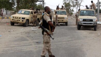 صورة الحزام الأمني ينفي منعه قوات للتحالف العربي من مغادرة العاصمة عدن‎‎