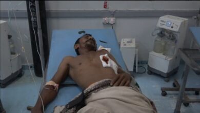 صورة إصابة مواطن برصاص مليشيات الحوثي في #التحيتا
