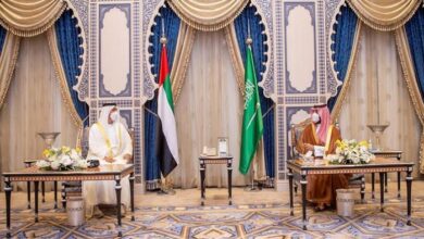صورة ولي عهد أبوظبي يبحث مع ولي عهد السعودية العلاقات الثنائية وتطورات المنطقة