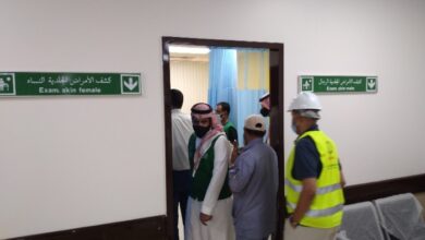 صورة وفد البرنامج السعودي يطلع على التجهيزات الأخيرة لـ مستشفى عدن العام قبيل افتتاحه
