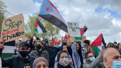 صورة الجالية الجنوبية بهولندا تتضامن مع الشعب الفلسطيني