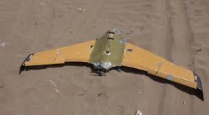 صورة إسقاط طائرة مسيرة حوثية في سماء الدريهمي بالحديدة اليمنية