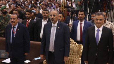 صورة الرئيس القائد عيدروس الزُبيدي يفتتح الدورة الرابعة للجمعية الوطنية