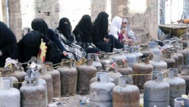 صورة أزمة غاز خانقة في العاصمة اليمنية صنعاء