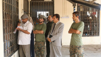 صورة دائرة حقوق الإنسان تتفقد إصلاحية سجن المنصورة بالعاصمة عدن ﻿